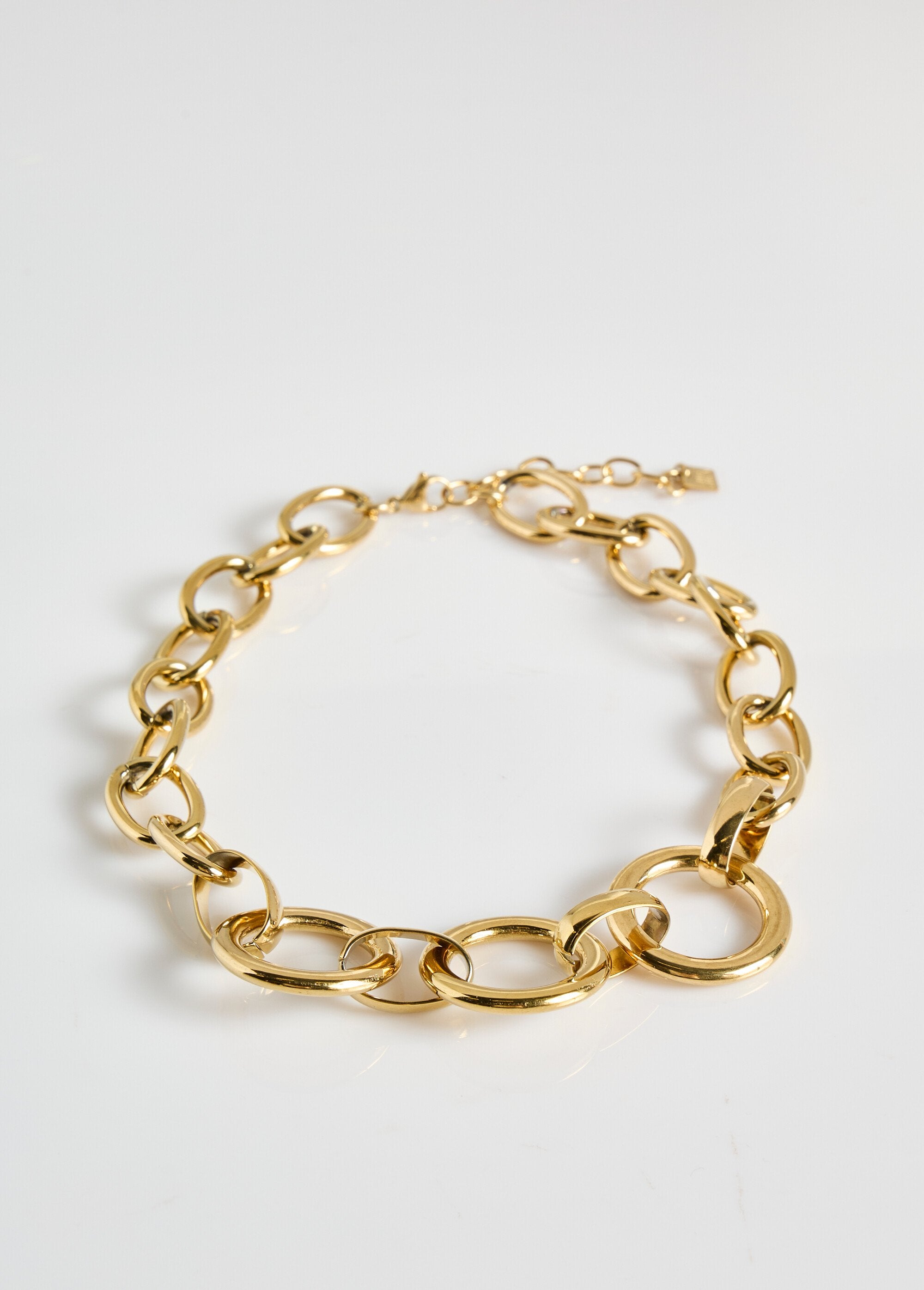 Fancy_link_bracelet,_stainless_steel_Golden_DE1_slim