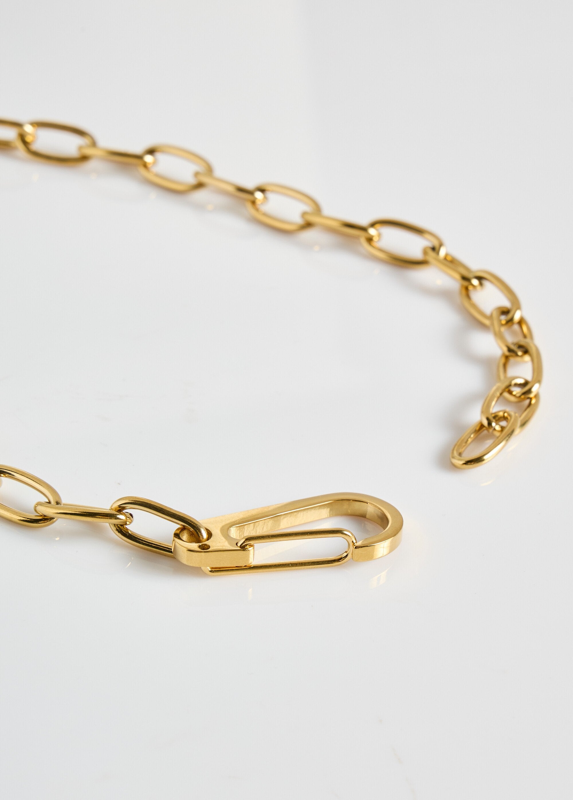 Stainless_steel_curb_chain_bracelet_with_carabiner_Golden_DE2_slim
