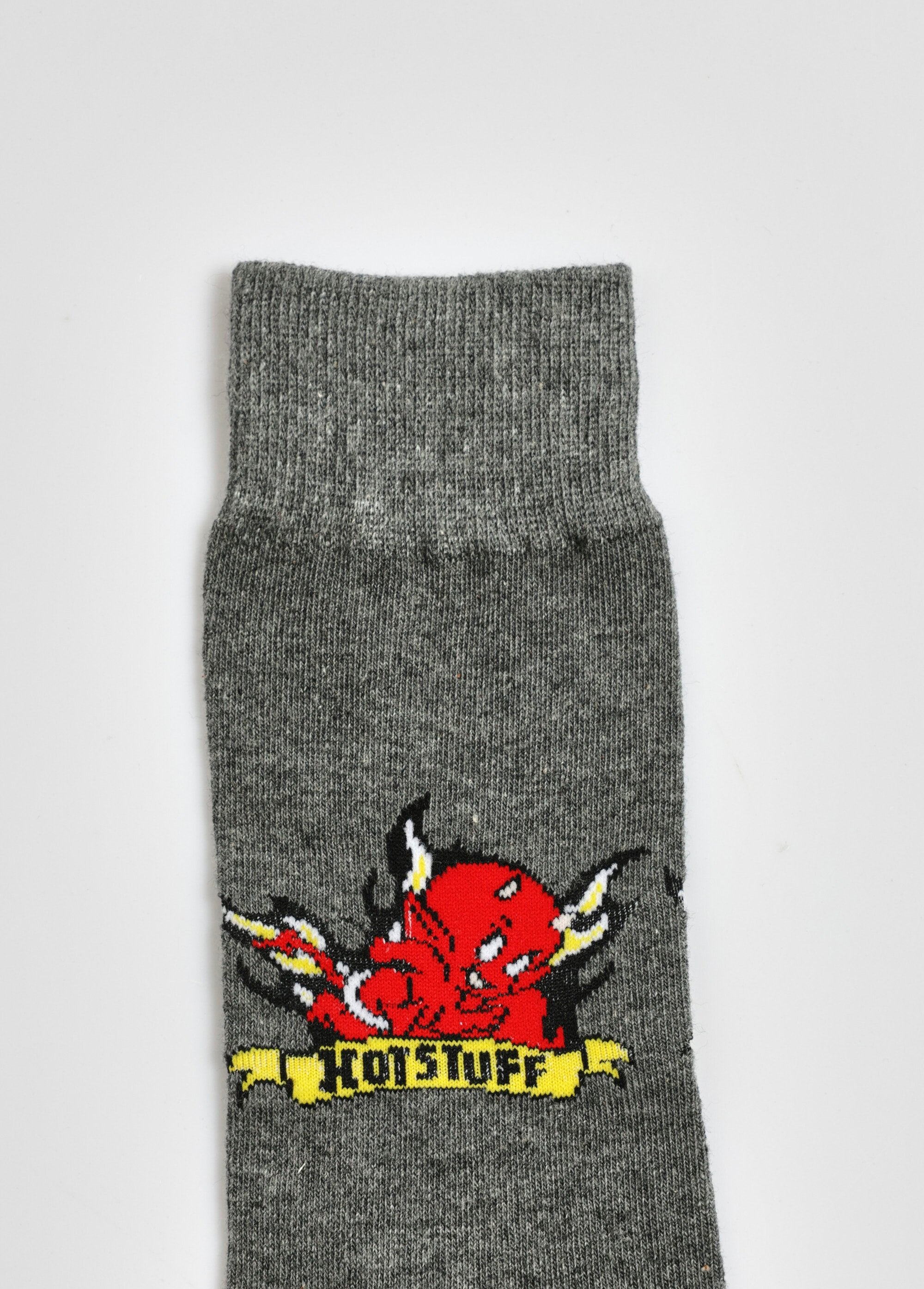 Pair_of_socks,_Hot_Stuff_license_Dark_gray_DE2_slim