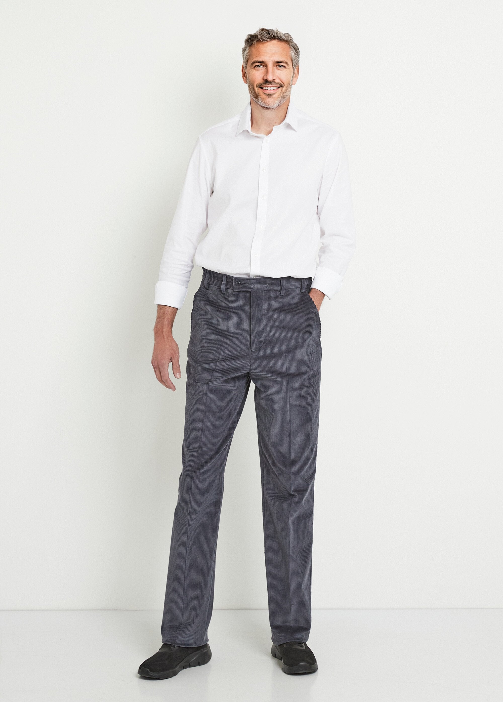 Straight-leg_pants_with_comfort_elastic_waistband_Navy_velvet_SF1_slim