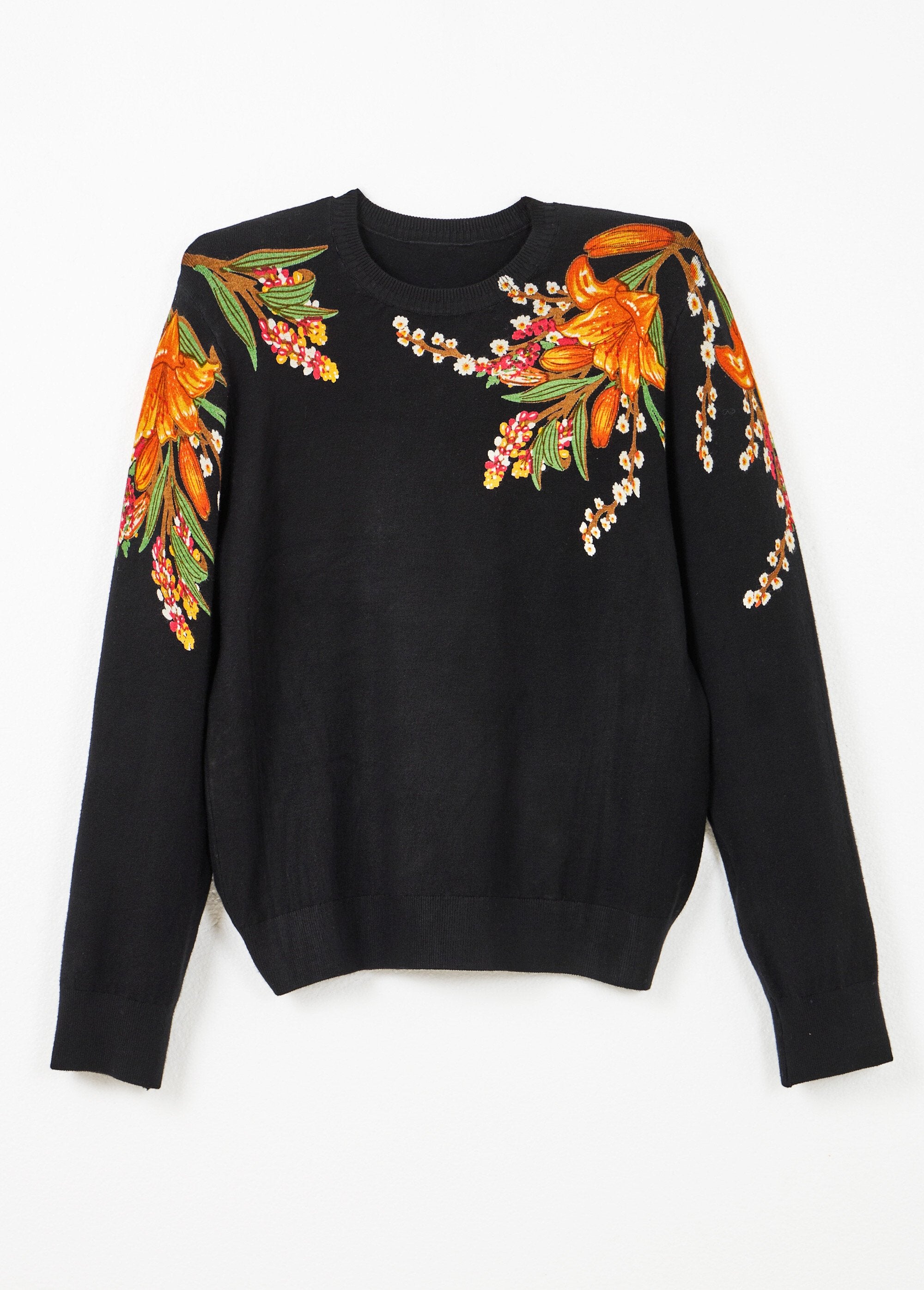 Warm_round_neck_floral_print_long_sleeve_sweater_Black_AP1_slim