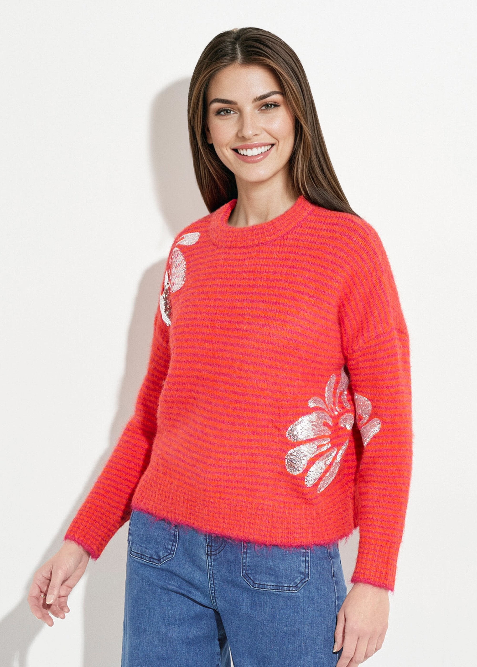 Warm_striped_sweater_with_wool_and_floral_patterns_Pink_and_orange_FA1_slim