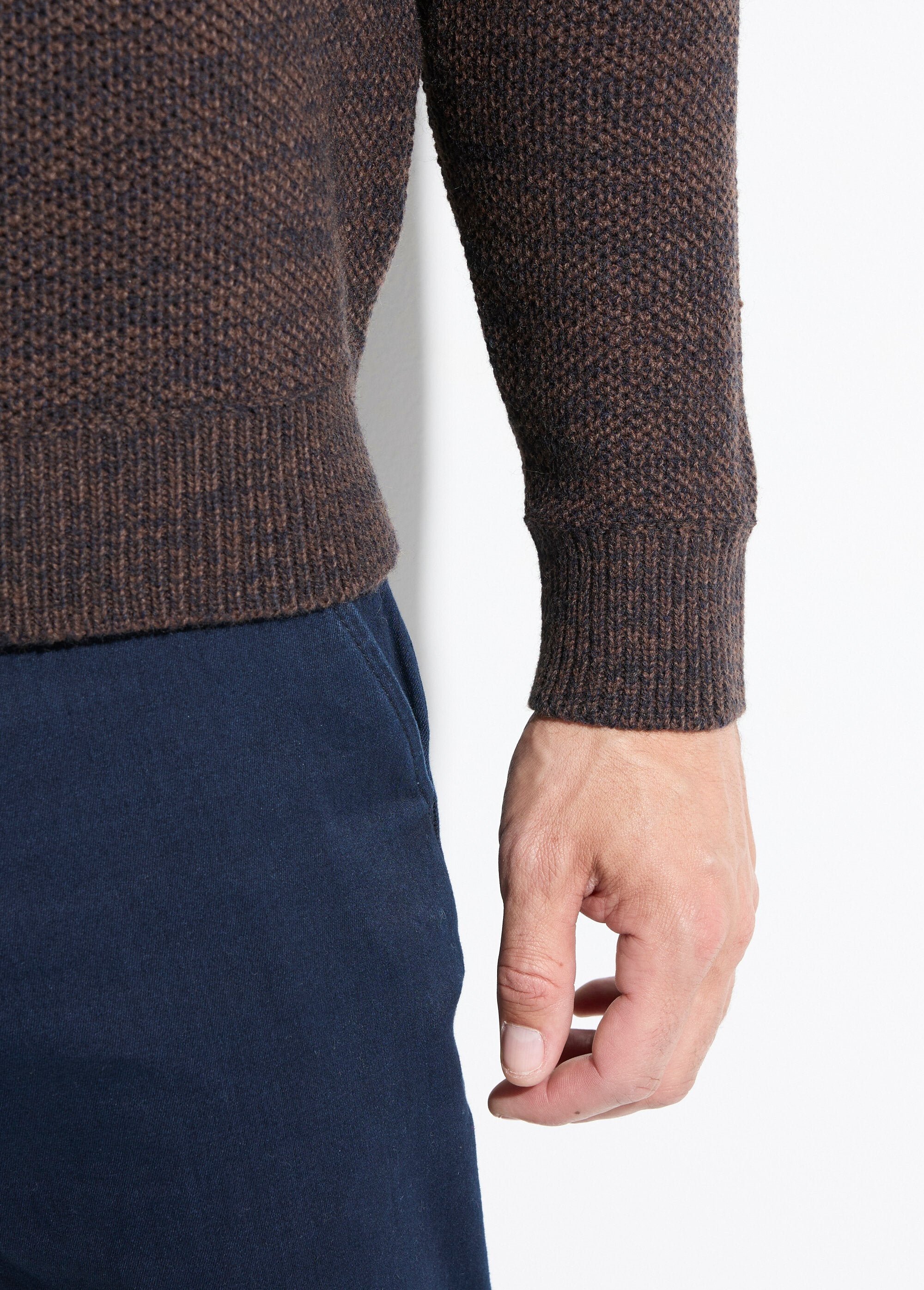 Long-sleeved_wool_marl_knit_round_neck_sweater_Brown_DE2_slim