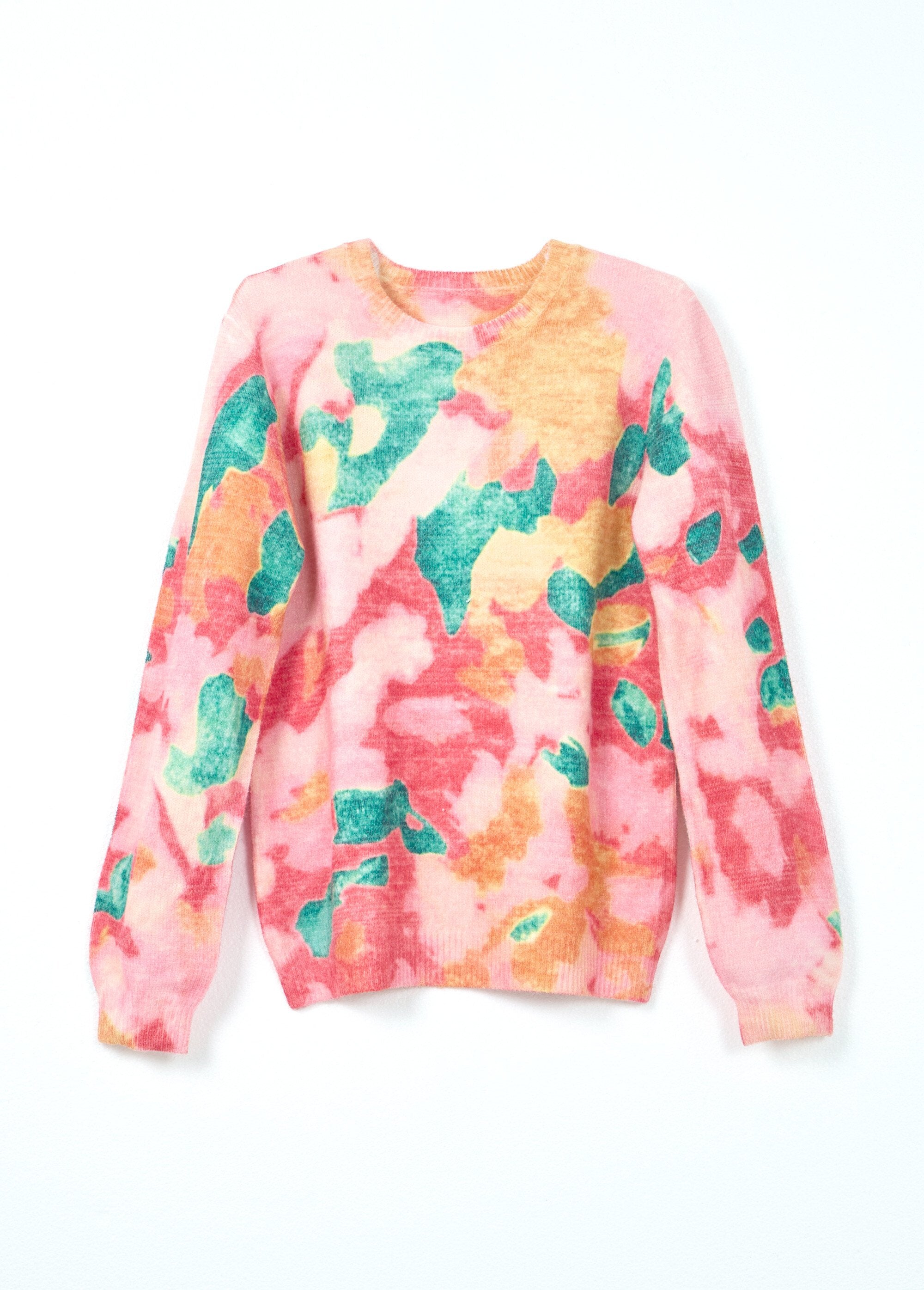 Soft_round_neck_floral_print_sweater_Coral_print_AP1_slim