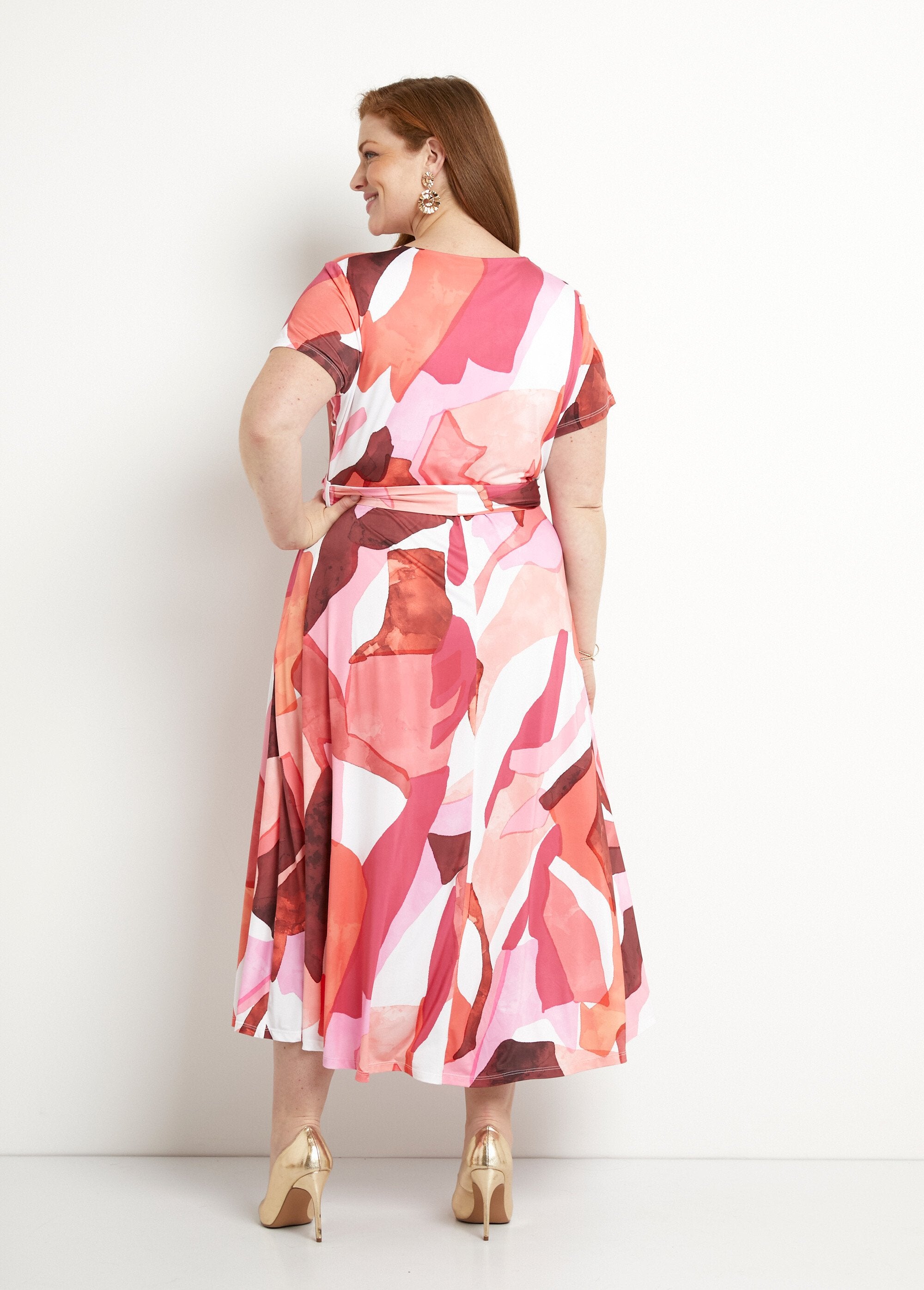Printed_belted_wrap_maxi_dress_Pink_and_orange_DO1_curvy