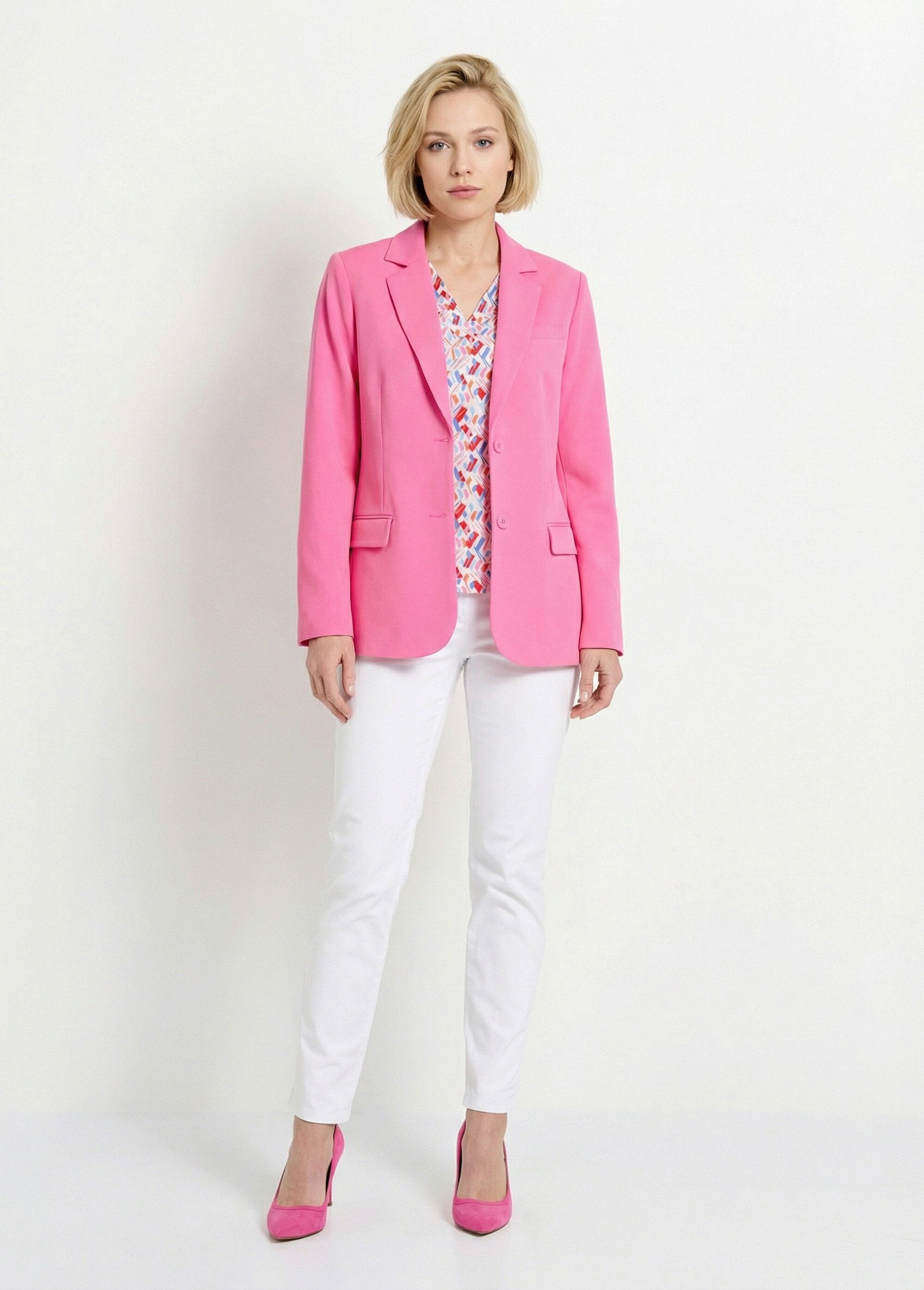 Straight_cut_plain_knit_blazer_jacket_Pink_SF1_slim