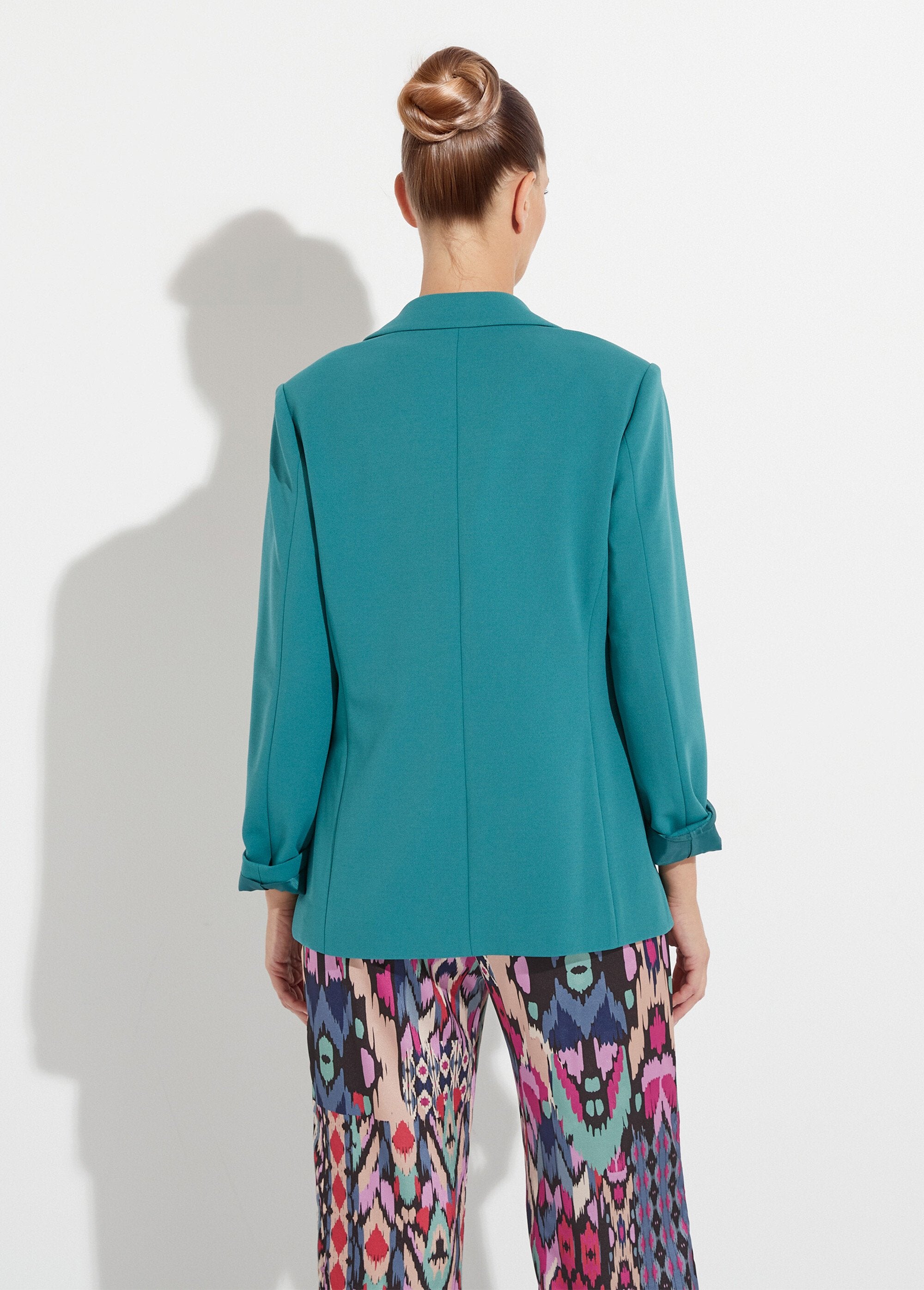 Plain_blazer_jacket_with_straight_cut_and_tailored_collar_Green_DO1_slim