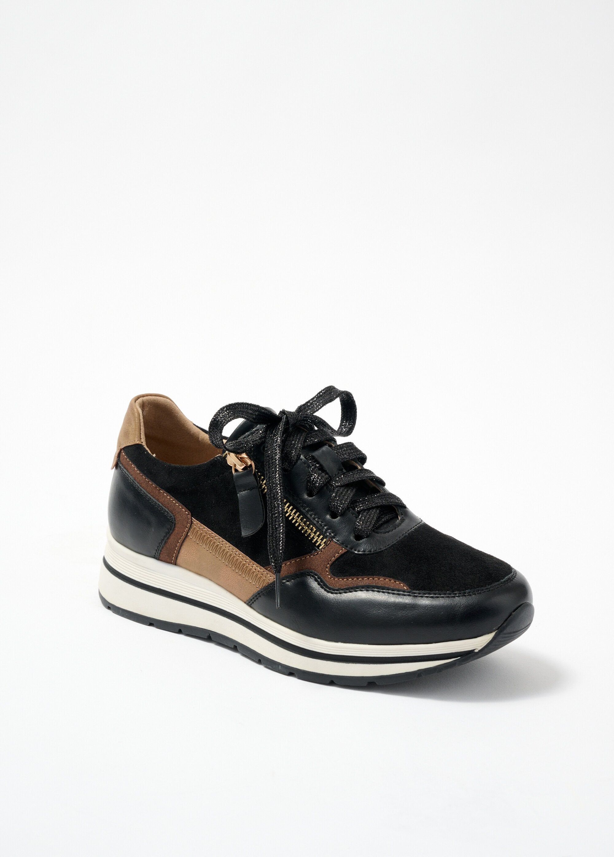 Comfort_width_lace-up_wedge_sneakers_with_zip_fastening_Black_FA1_slim