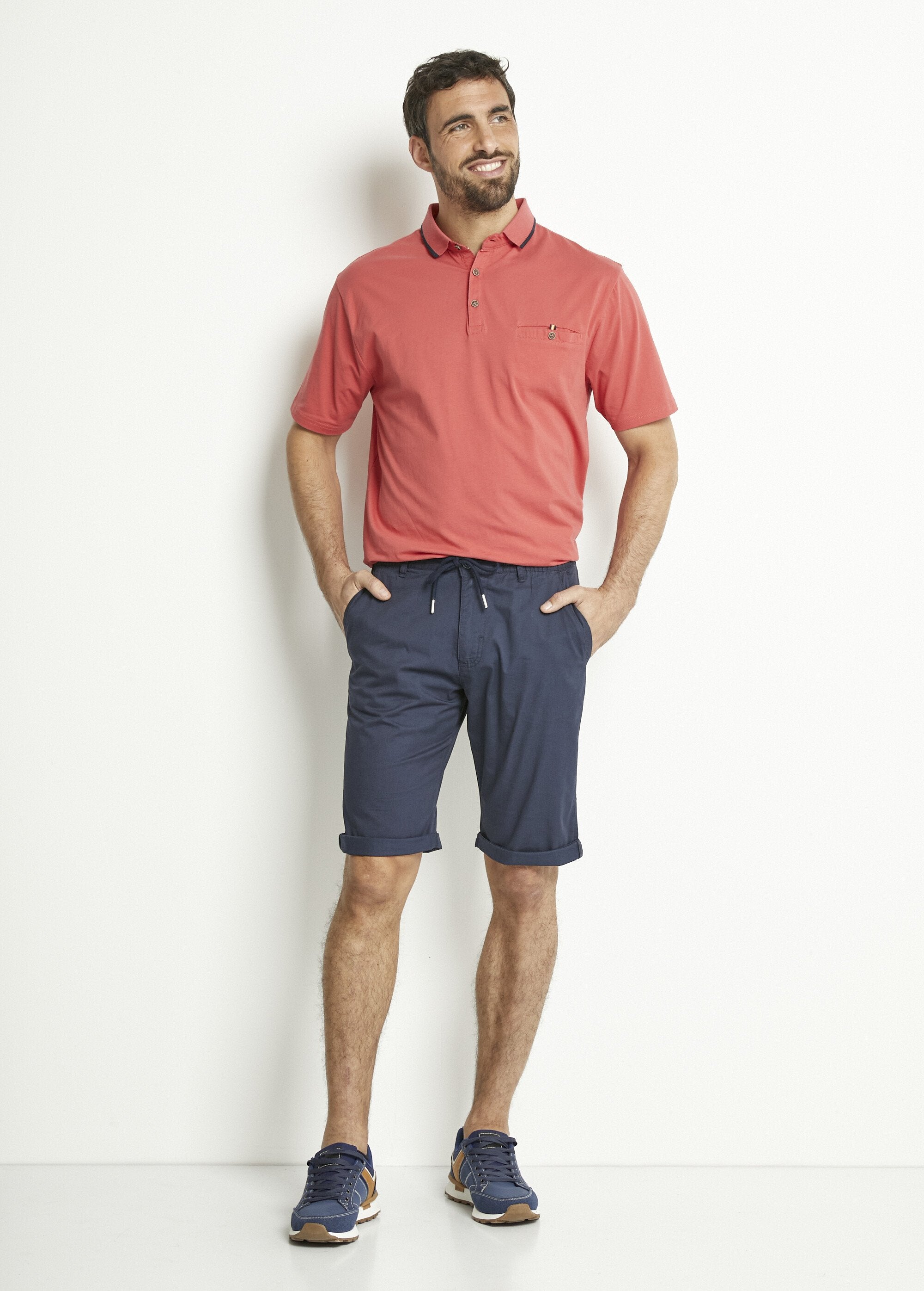 Cotton_Bermuda_shorts_with_elasticated_waistband_Marine_SF1_slim