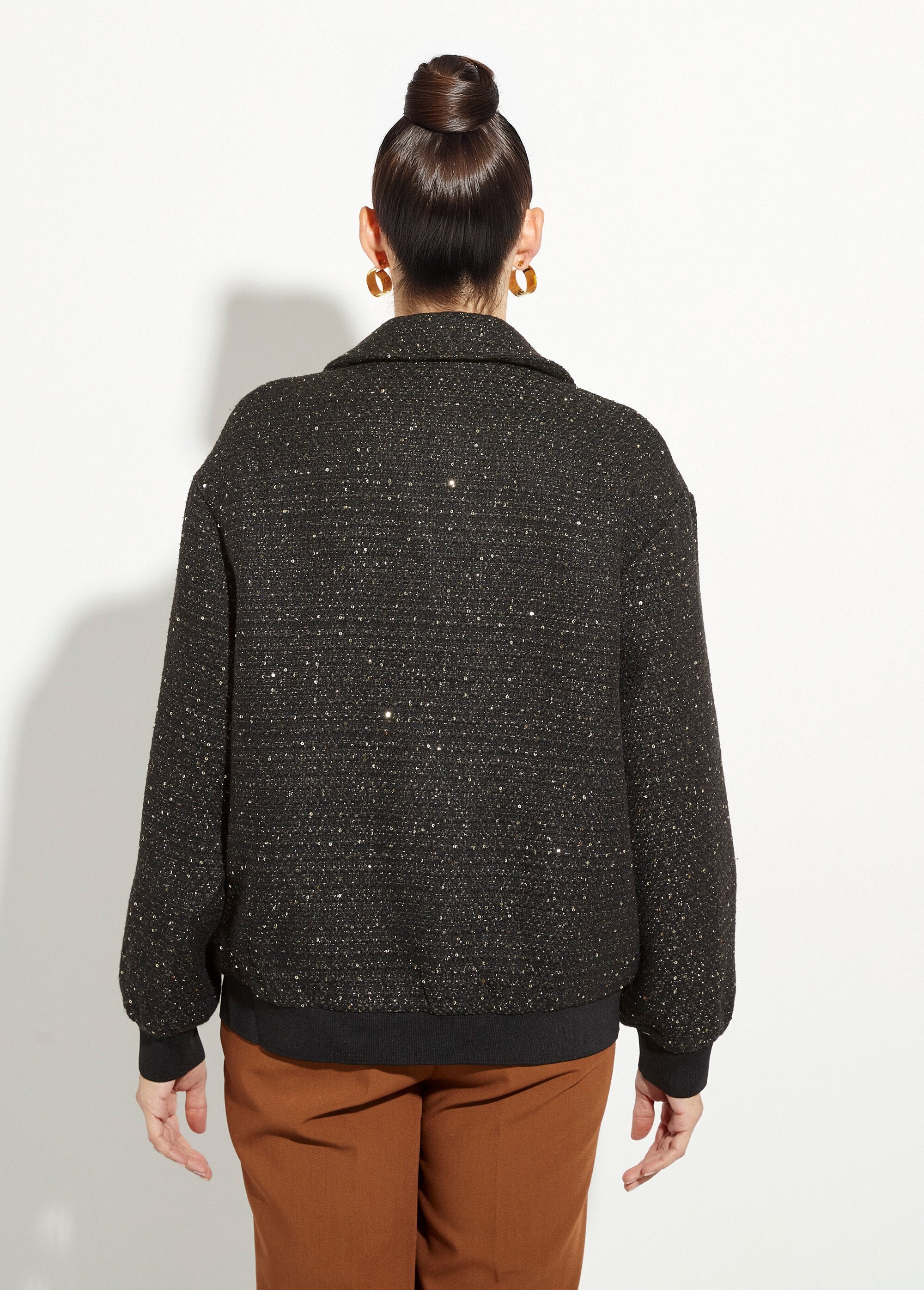 Blouson_teddy_tweed_et_détails_couture_Noir_DO1_slim