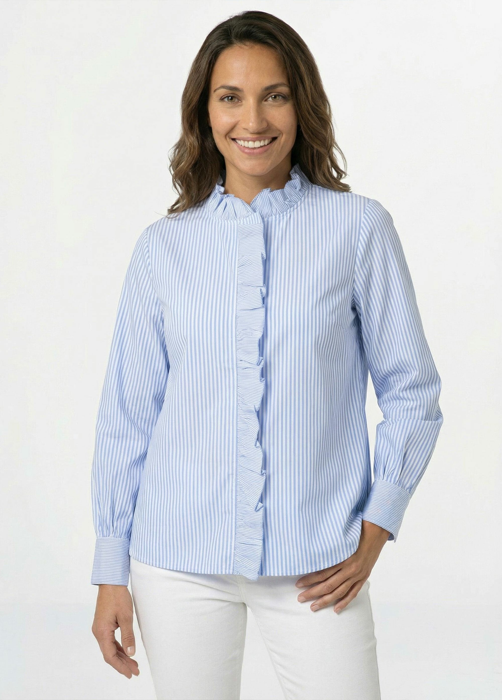 Striped_pleated_blouse_with_a_high_collar_Striped_blue_FA1_slim