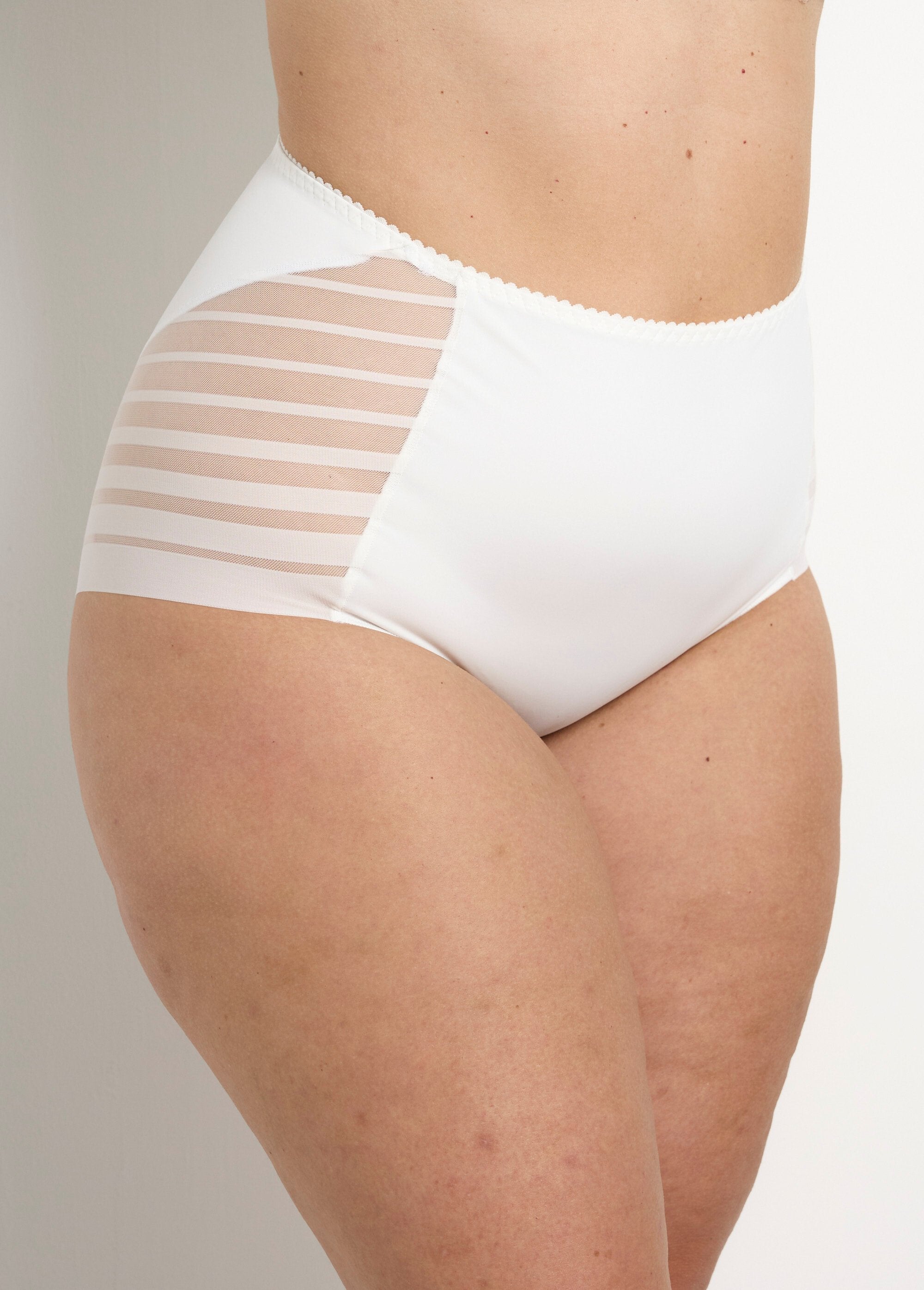 High_waist_stretchy_panties_with_striped_tulle_effect_Ivory_FA1_curvy