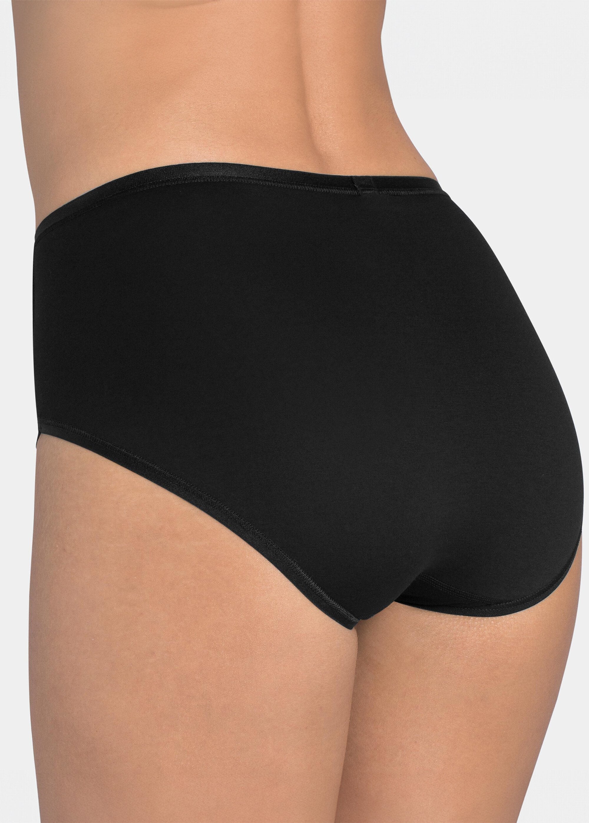 Sloggi®_-_High-waisted_lace_briefs_Black_DO1_slim