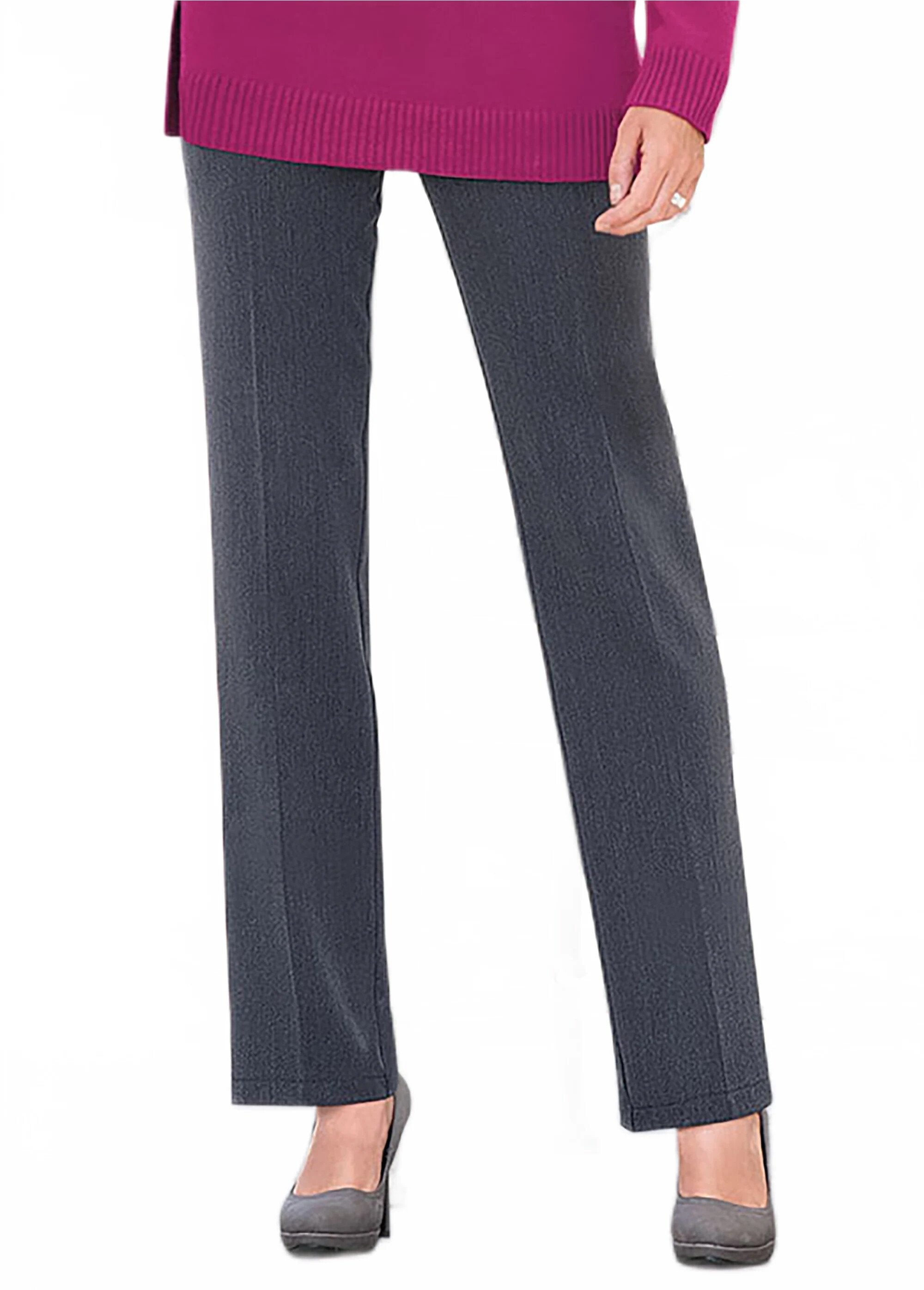 Straight_pants_with_semi-elasticated_waist_and_flat_stomach_Plain_gray_FA1_slim