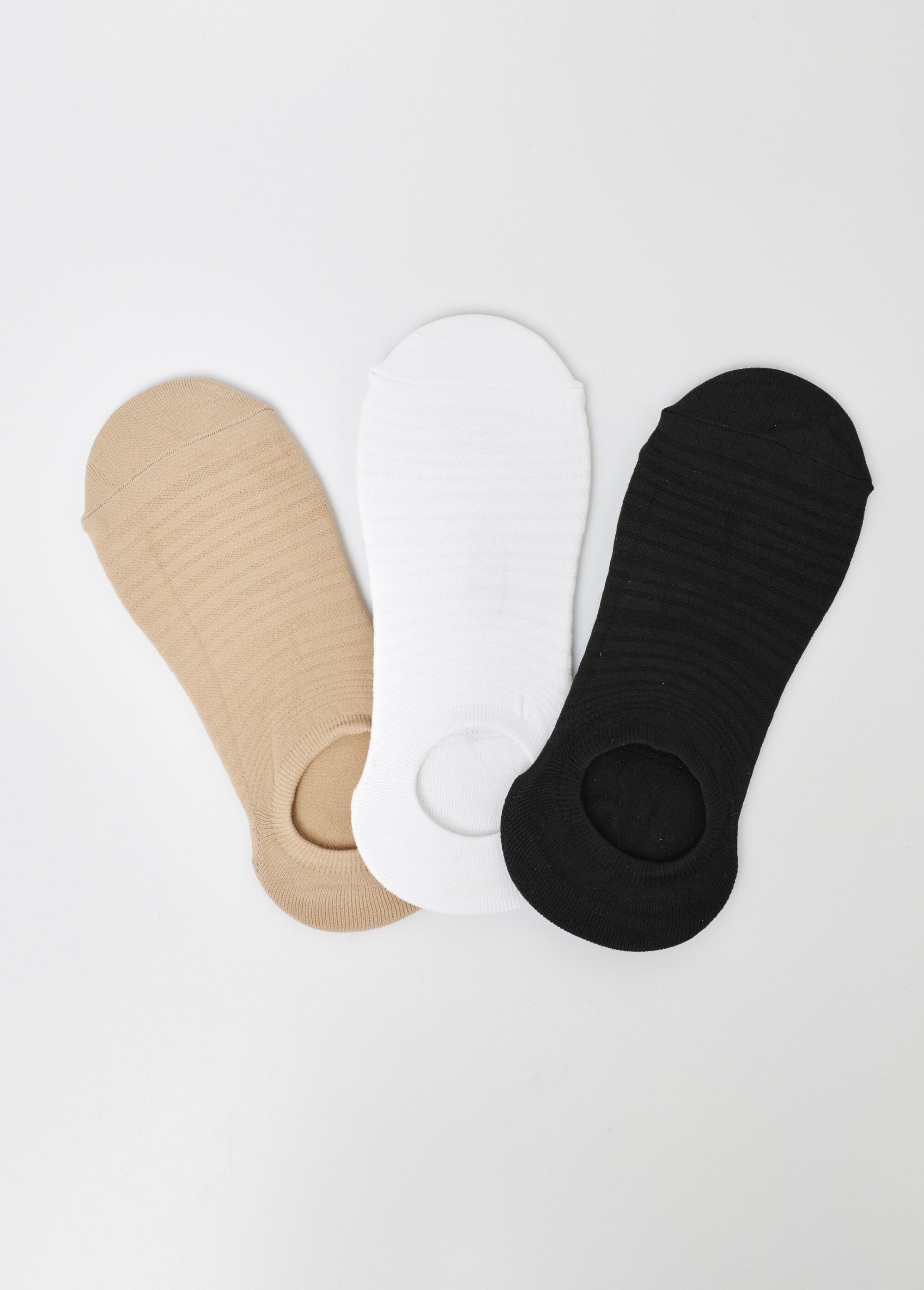 Lot_de_3_Socquettes_invisibles_microfibre,_foncé_Assortis_blanc__LO1_slim