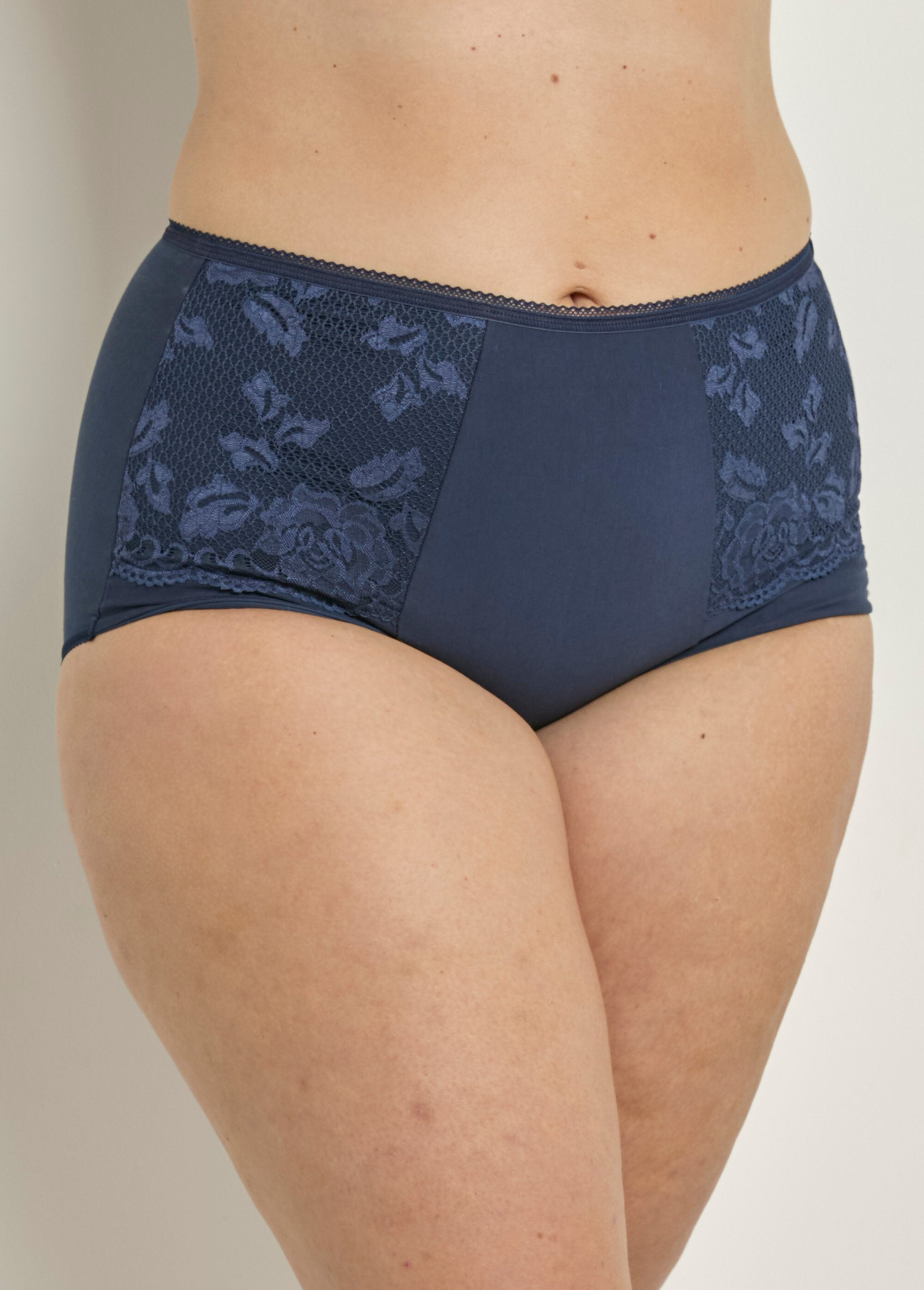 Miss_Mary®_-_High-waisted_lace_panty_girdle_Marine_FA1_curvy