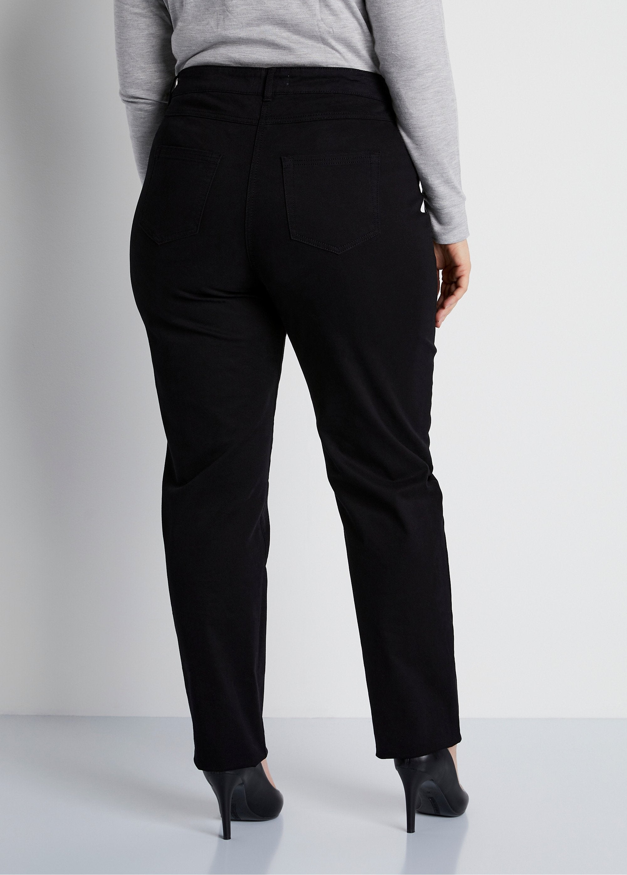 Stretch_cotton_5-pocket_straight_pants_Black_DO1_curvy