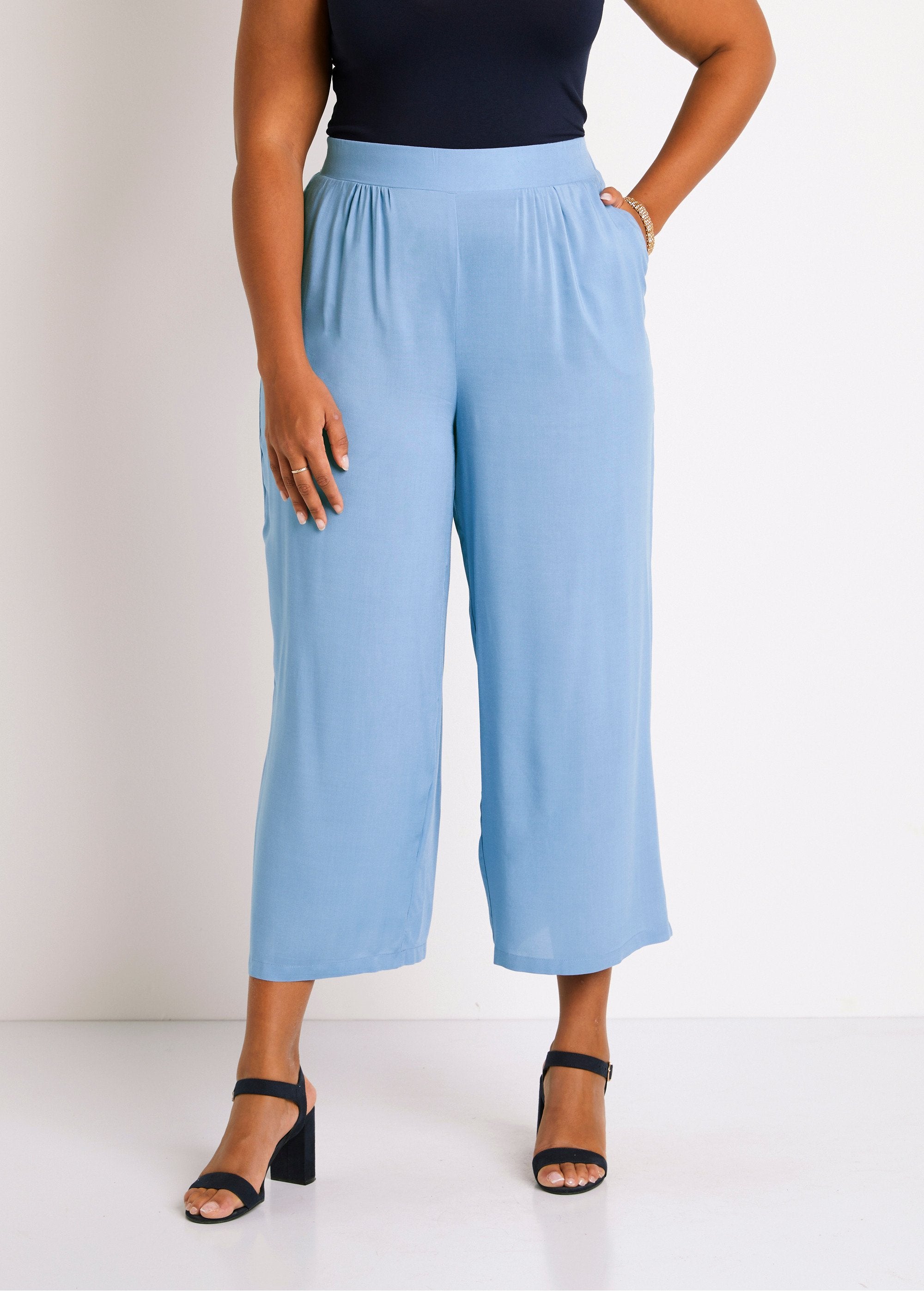 Wide_floral_or_plain_elasticated_waist_pants_Blue_FA1_curvy