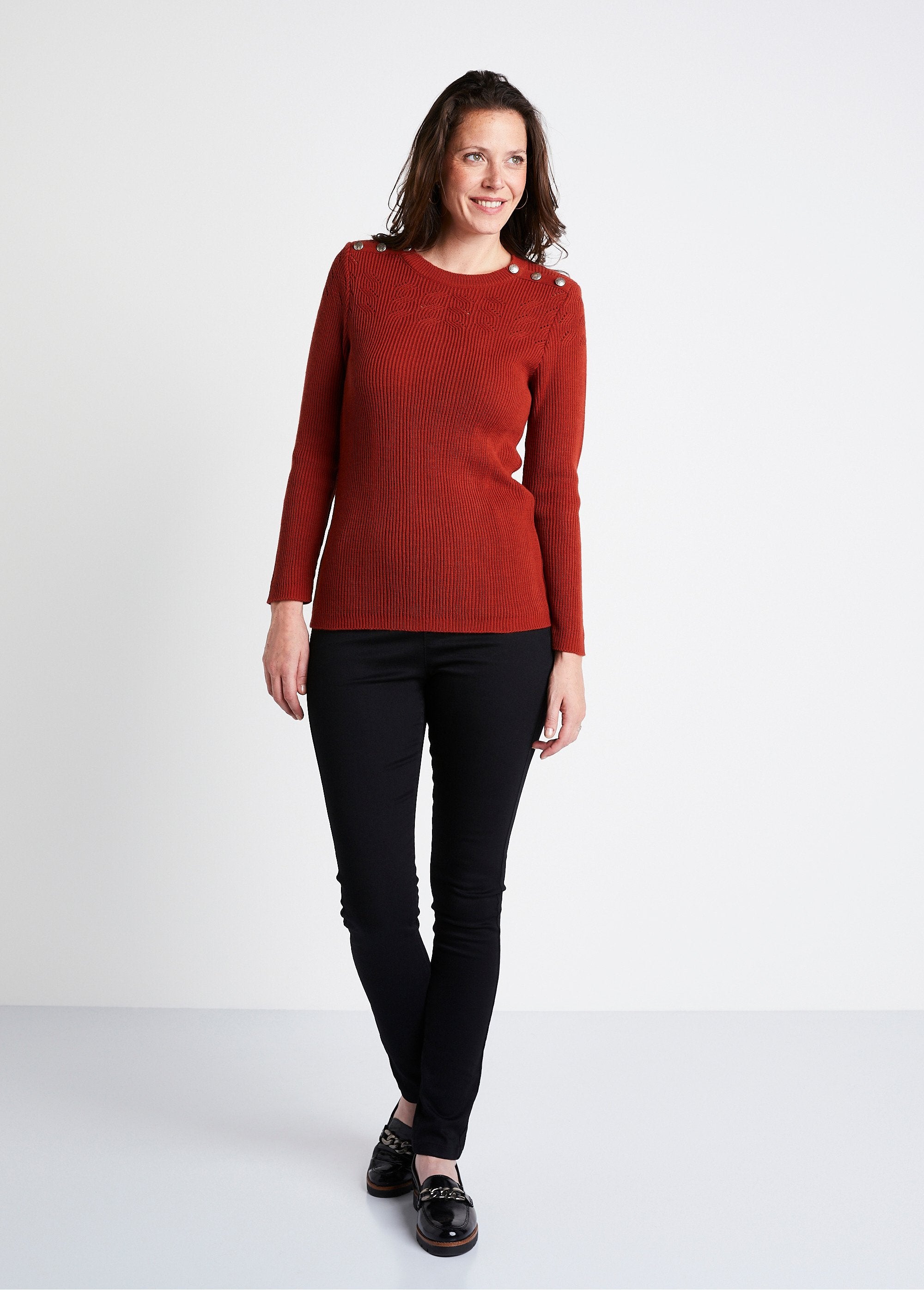 Openwork_ribbed_knit_sweater_with_round_neck_Spicy_SF1_slim