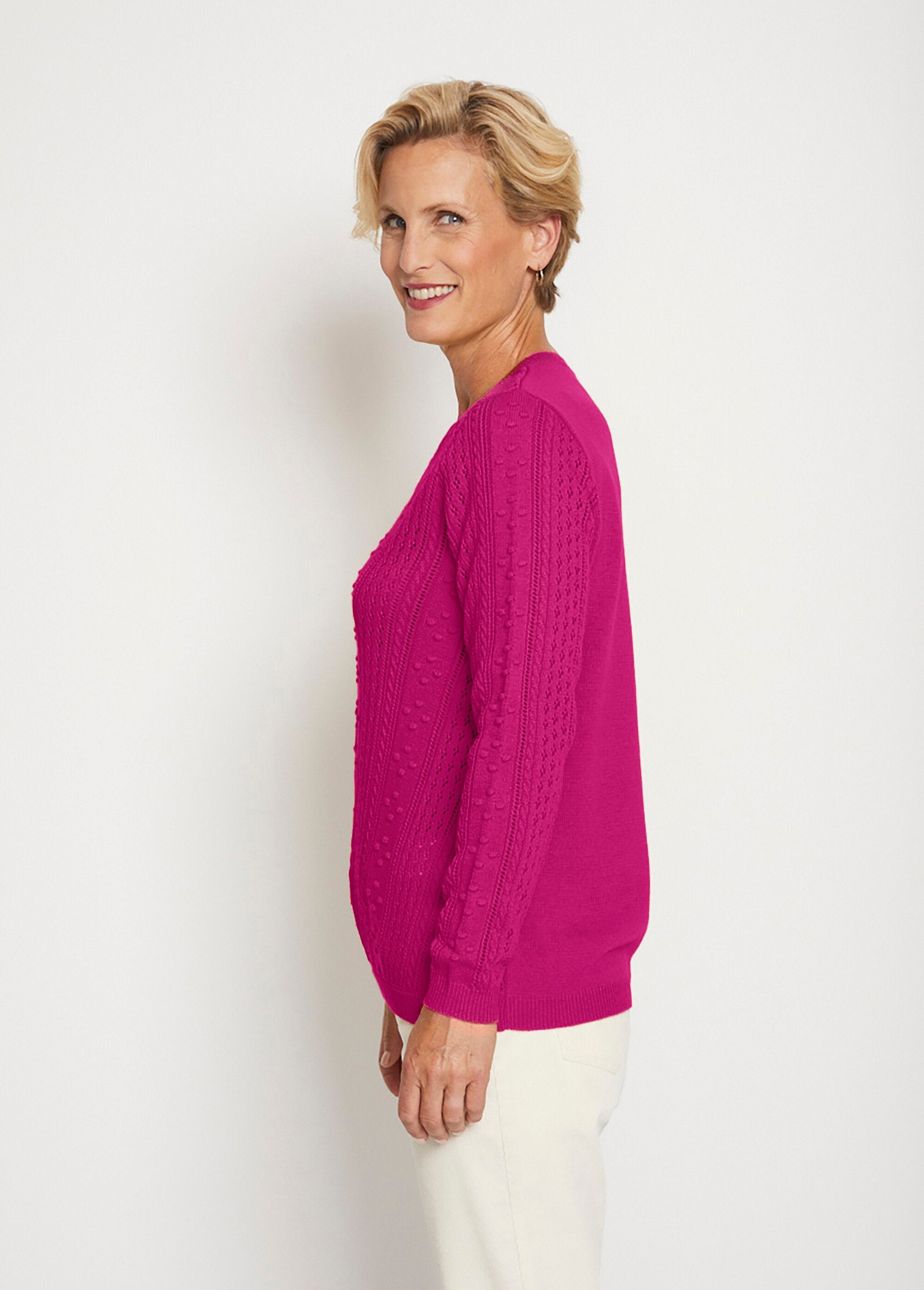 Round_neck_openwork_knit_sweater_and_balls_Fuchsia_DR1_slim