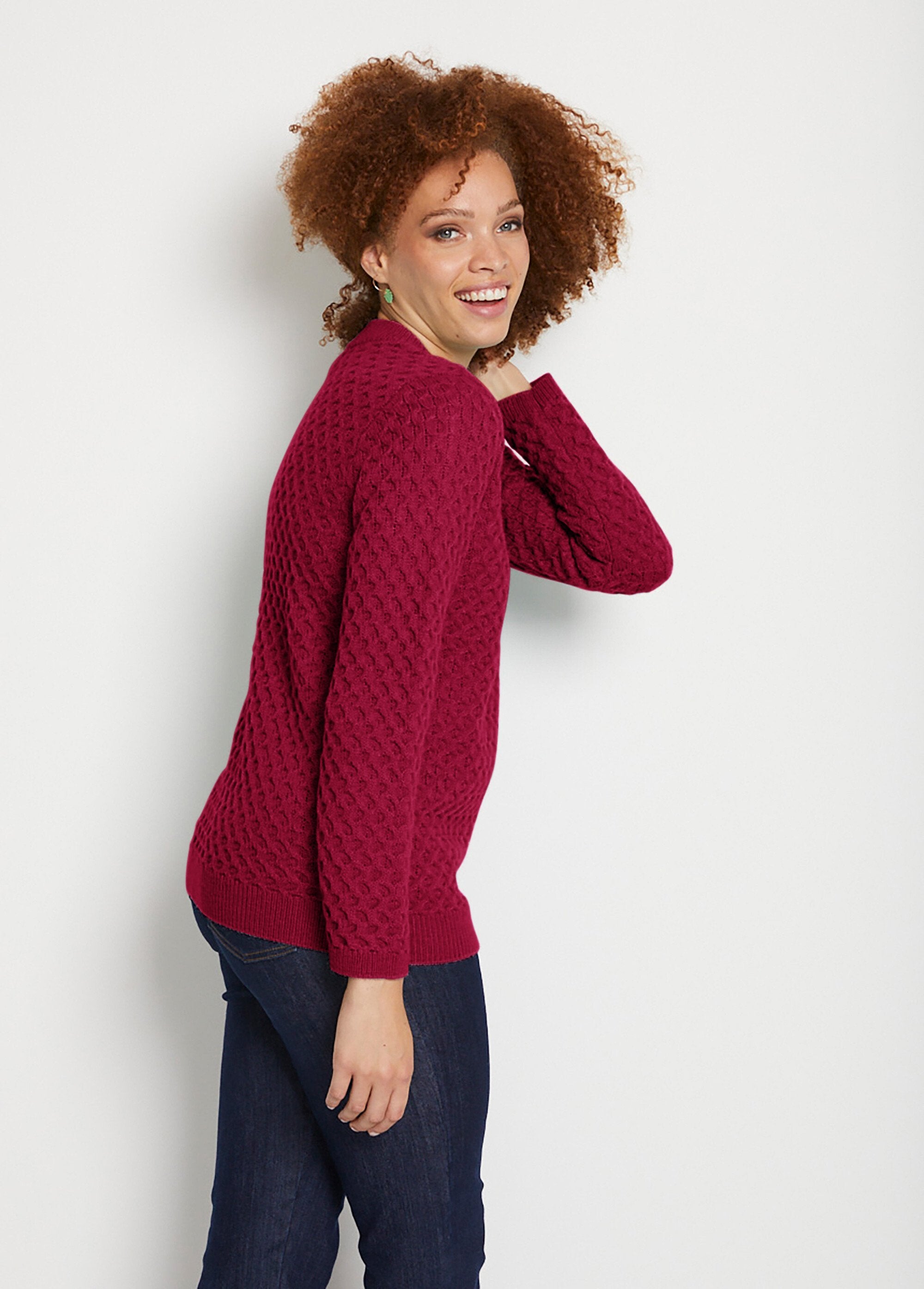 Short_warm_sweater_with_thick_knit_stand-up_collar_Fuchsia_DR1_slim