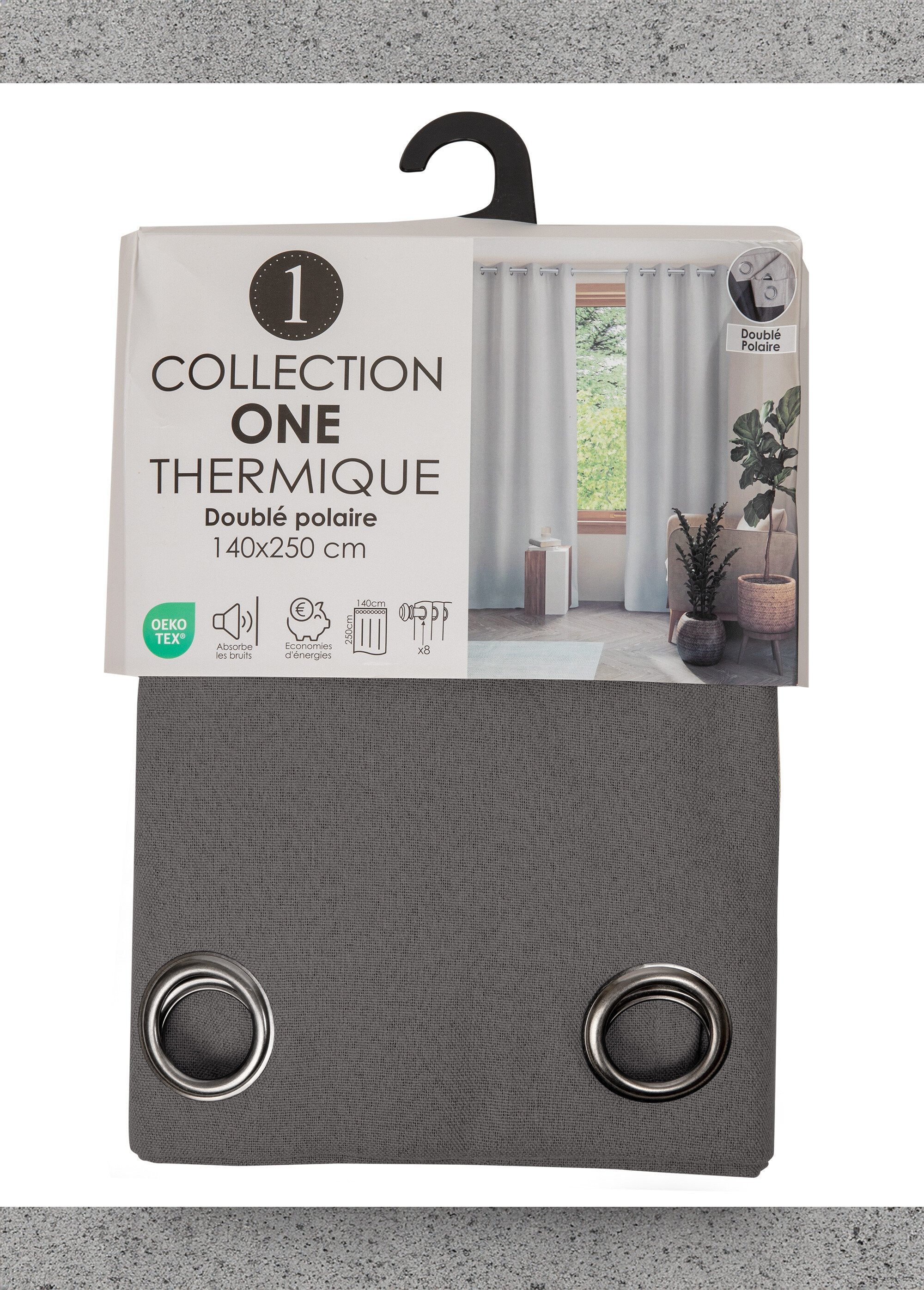 Rideau_thermique_polaire_effet_natté_finition_oeillets_Gris_DE1_slim