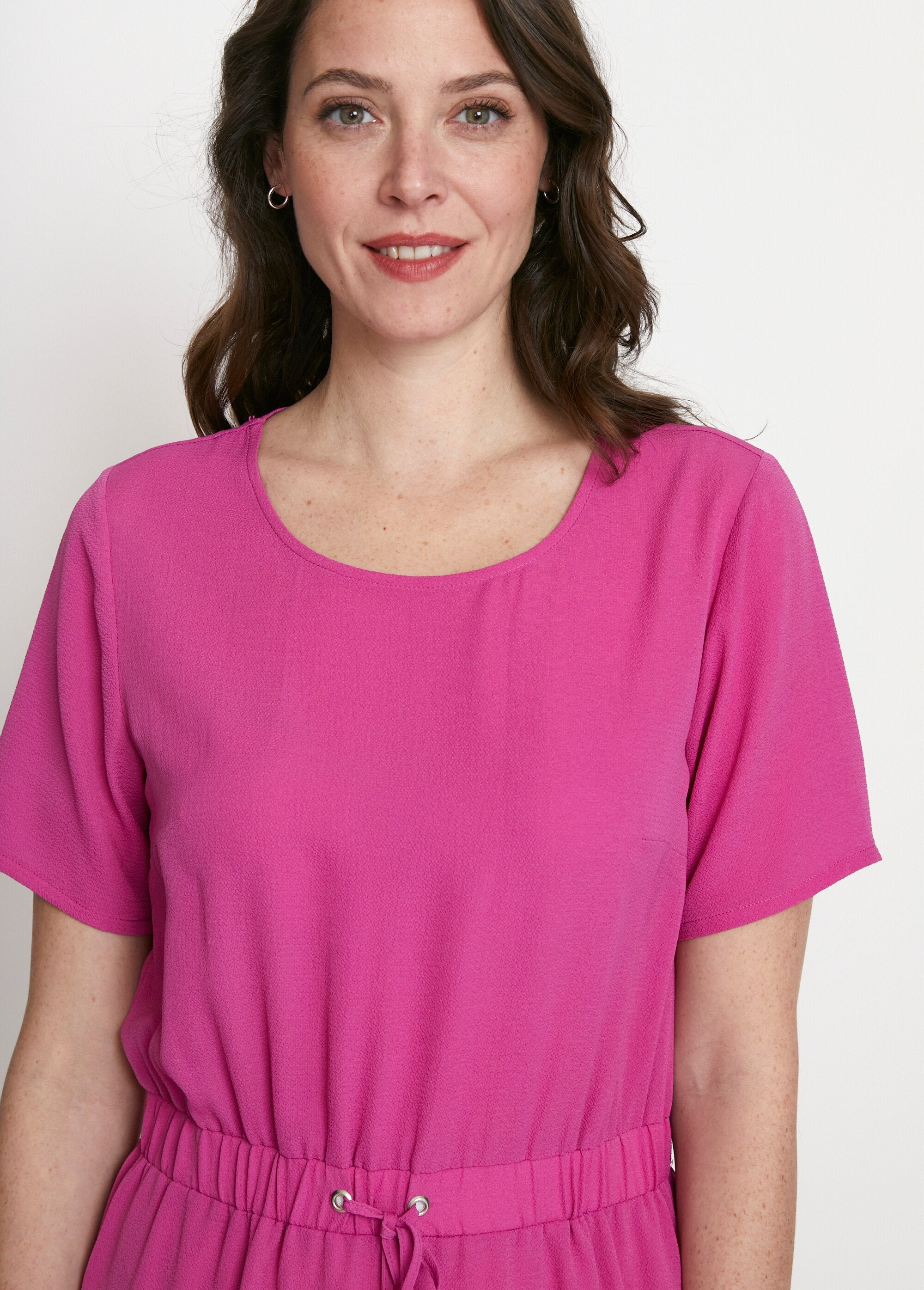 Short_straight_dress_with_elasticated_waist_Plain_fuchsia_DE1_slim