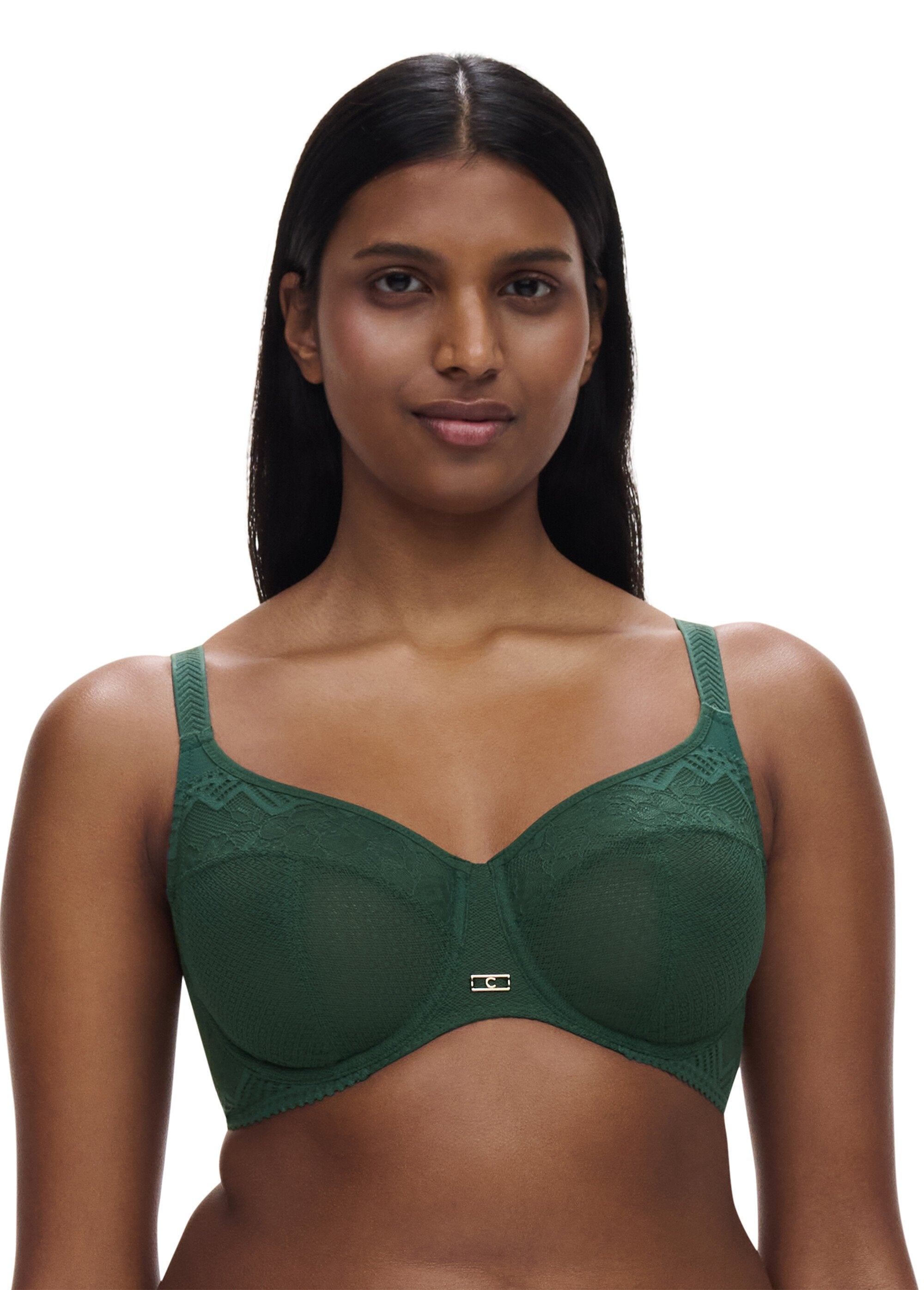 Chantelle®_-_Soutien-gorge_enveloppant_dentelle_Vert_FA1_slim