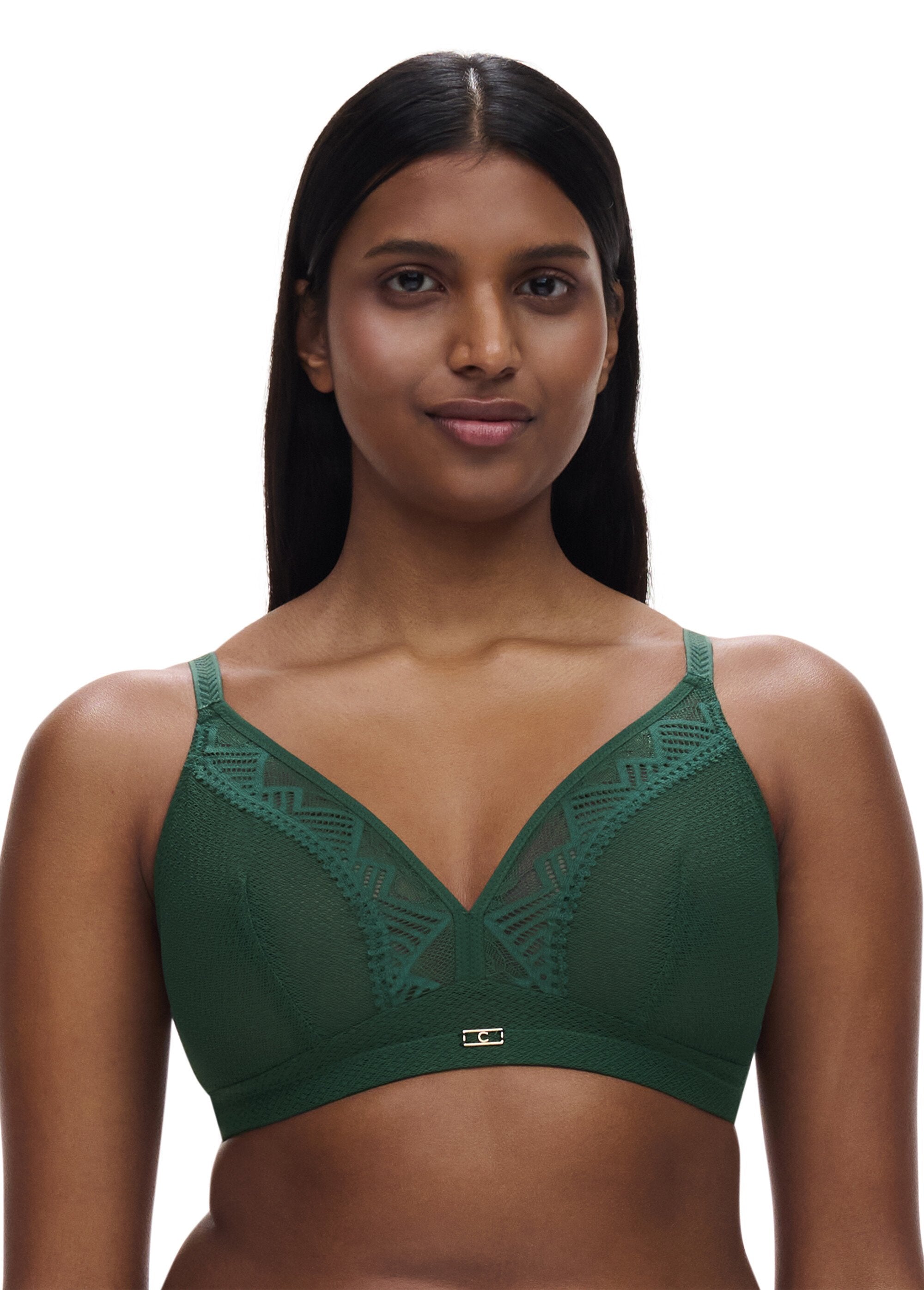 Chantelle®_-_Soutien-gorge_dentelle_recyclée_Vert_FA1_slim