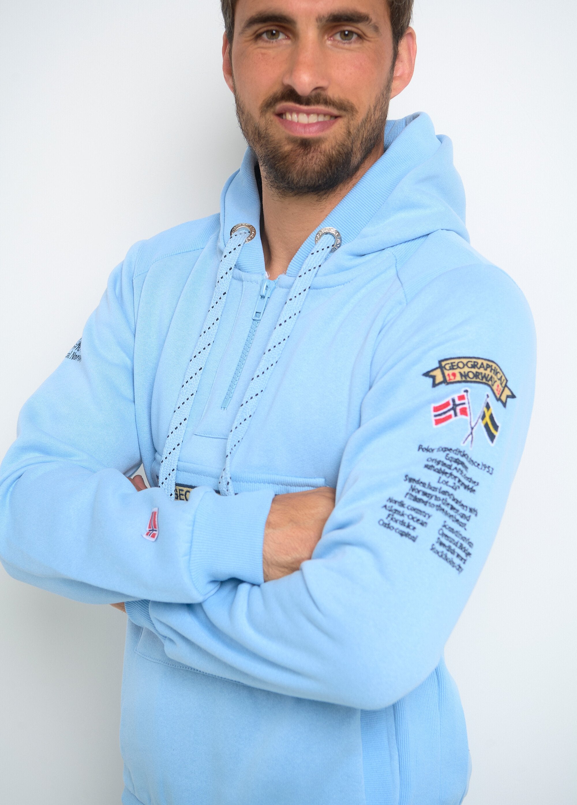 Long_sleeve_half_zip_hoodie_Sky_blue_GA1_slim