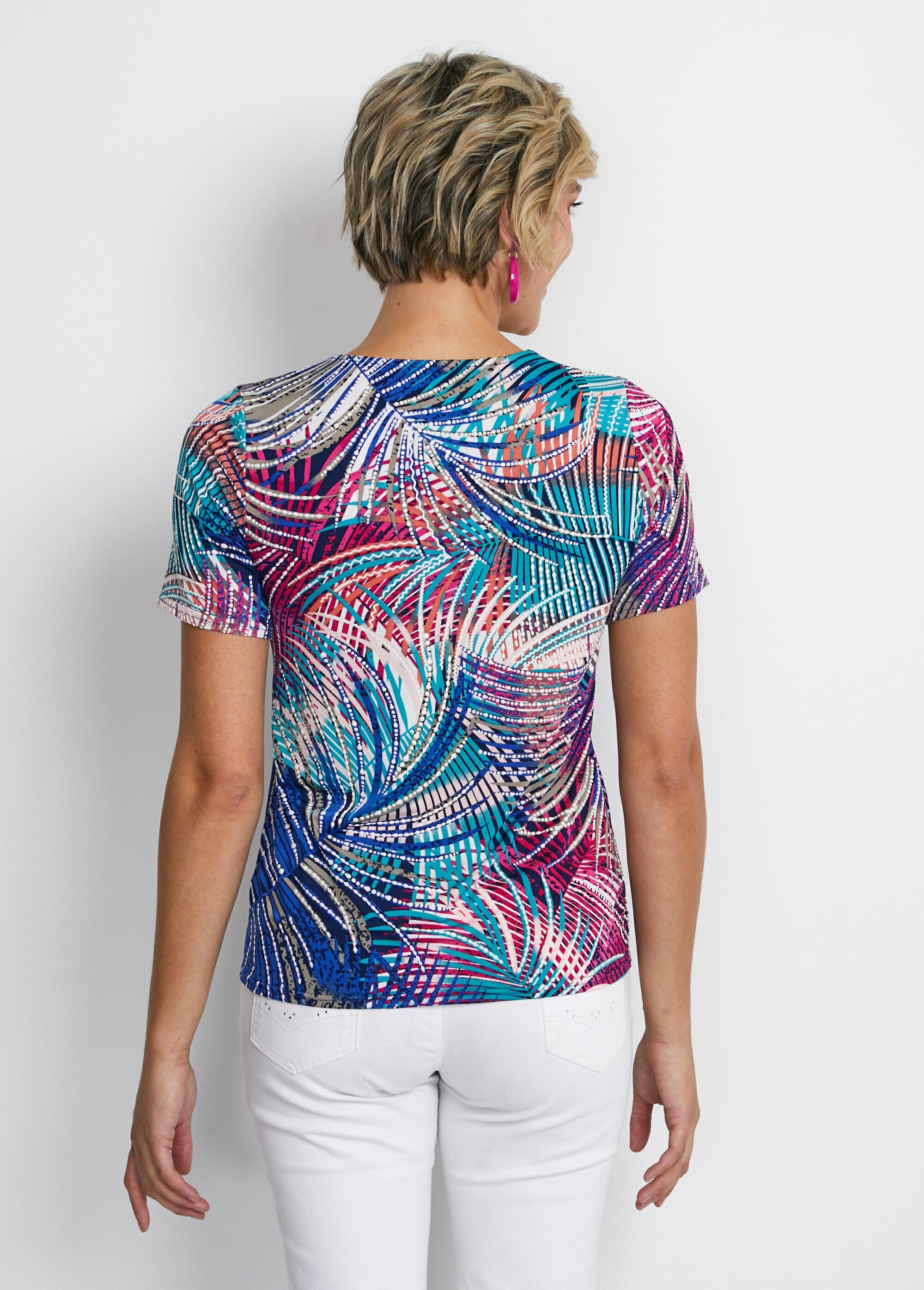 Plain_or_printed_short-sleeved_T-shirt_Multicolor_DO1_slim