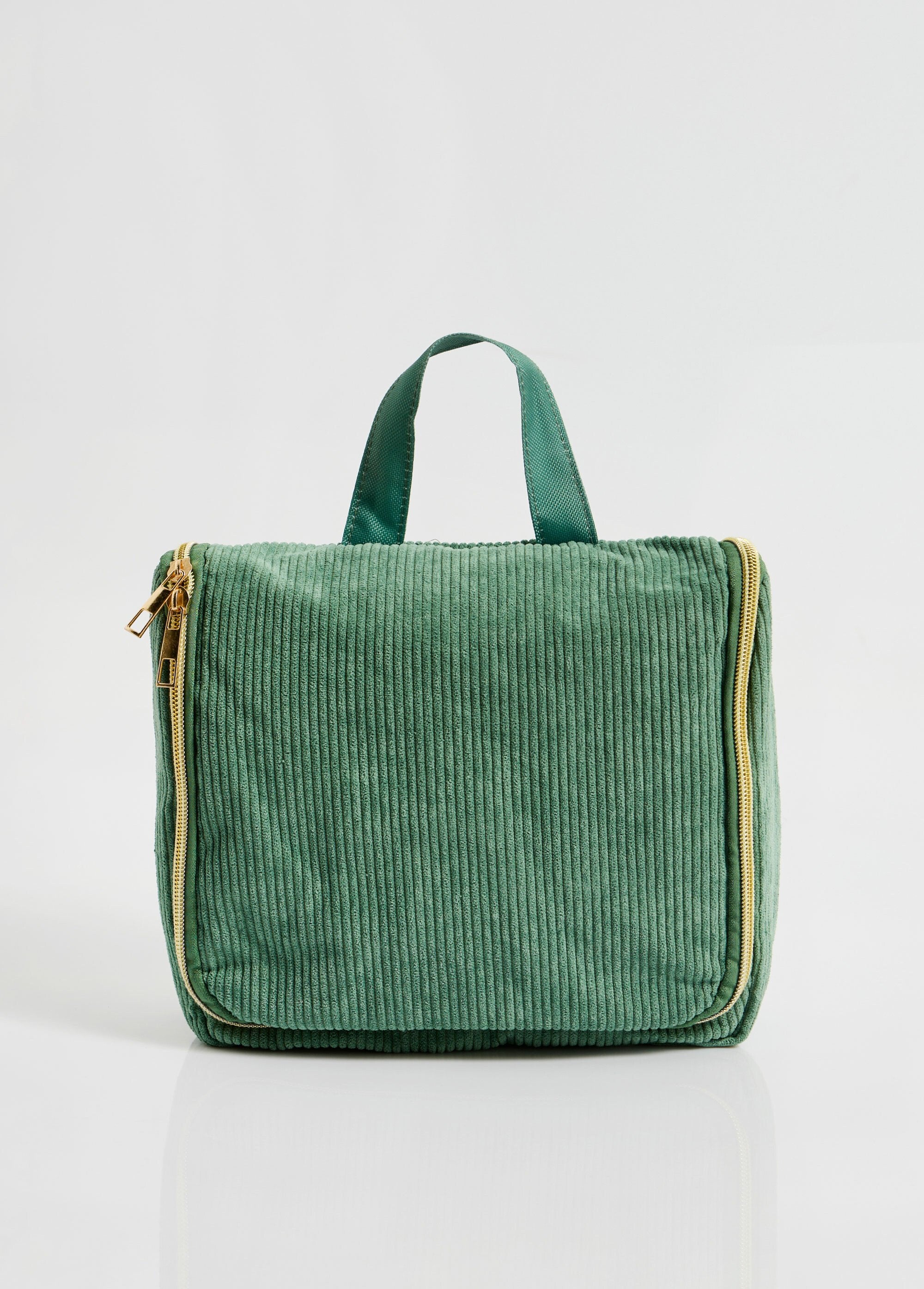 Hanging_toiletry_bag,_velvet_Green_FA1_slim
