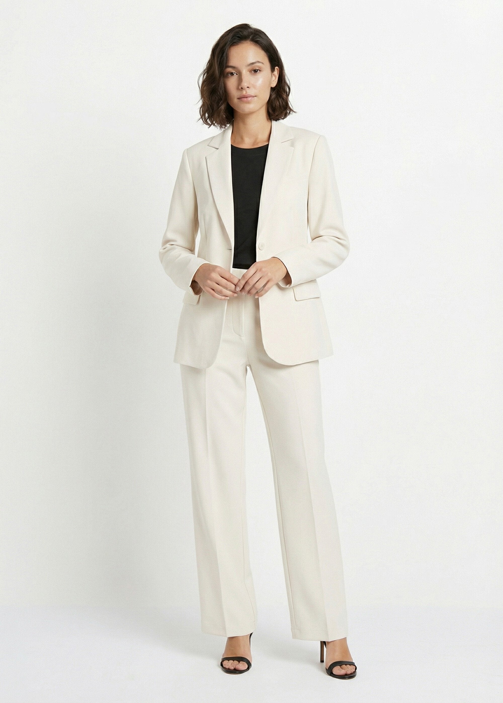 Straight_cut_plain_knit_blazer_jacket_Beige_SF1_slim